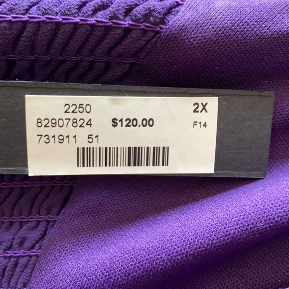 Purple Cocktail Dress - Picture 5 of 8